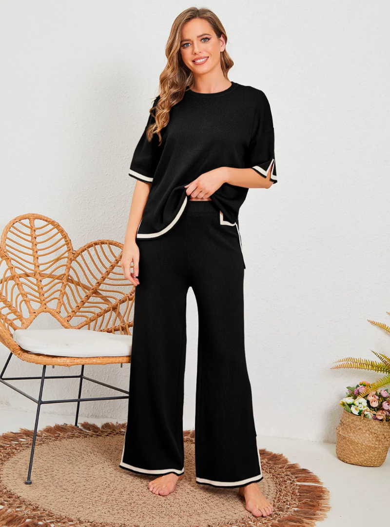Strick-Lounge-Set für Damen