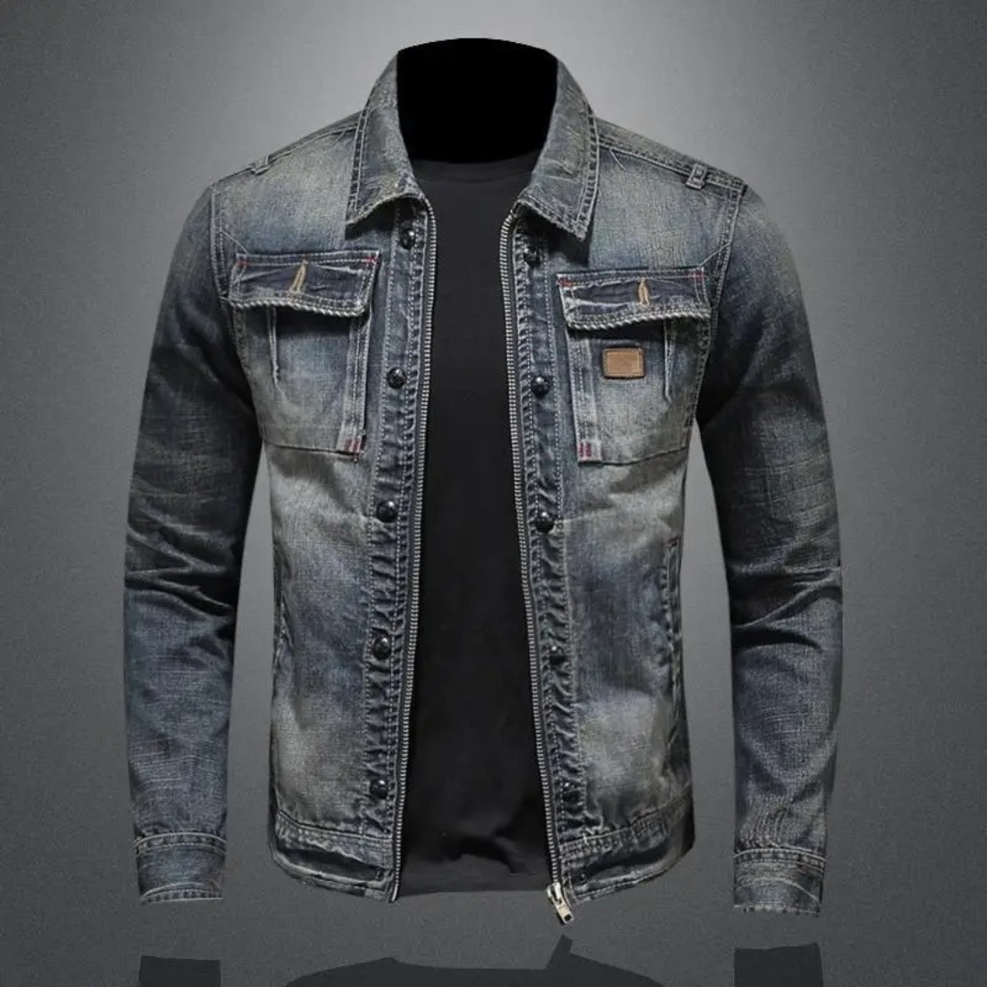 Lorenzo Klassische Denimjacke für Männer