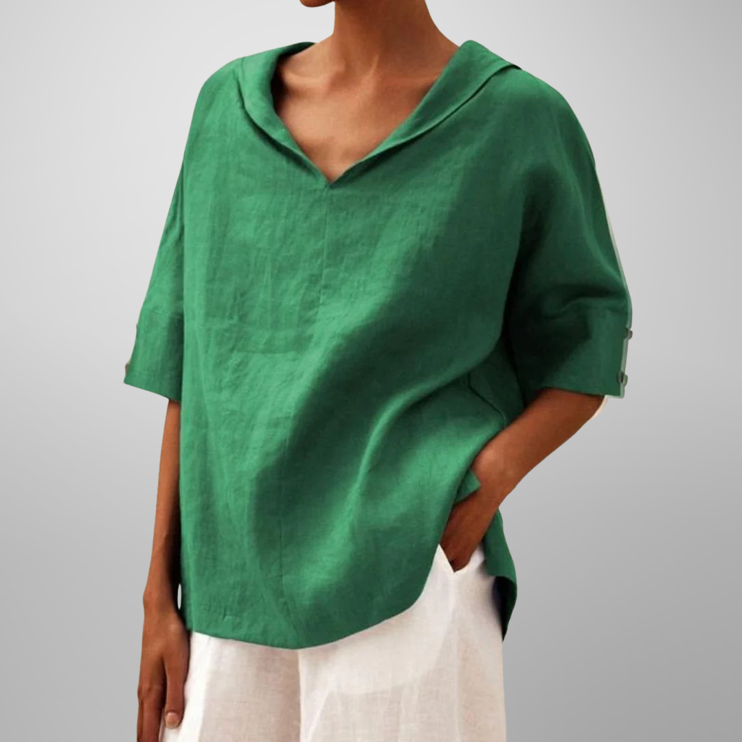 Locker geschnittene Bluse für Damen