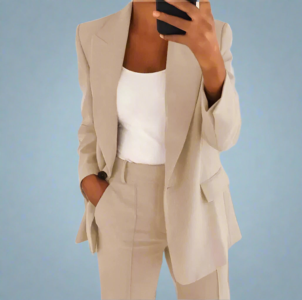 Stilvoller Blazer & Hosen Set für Damen