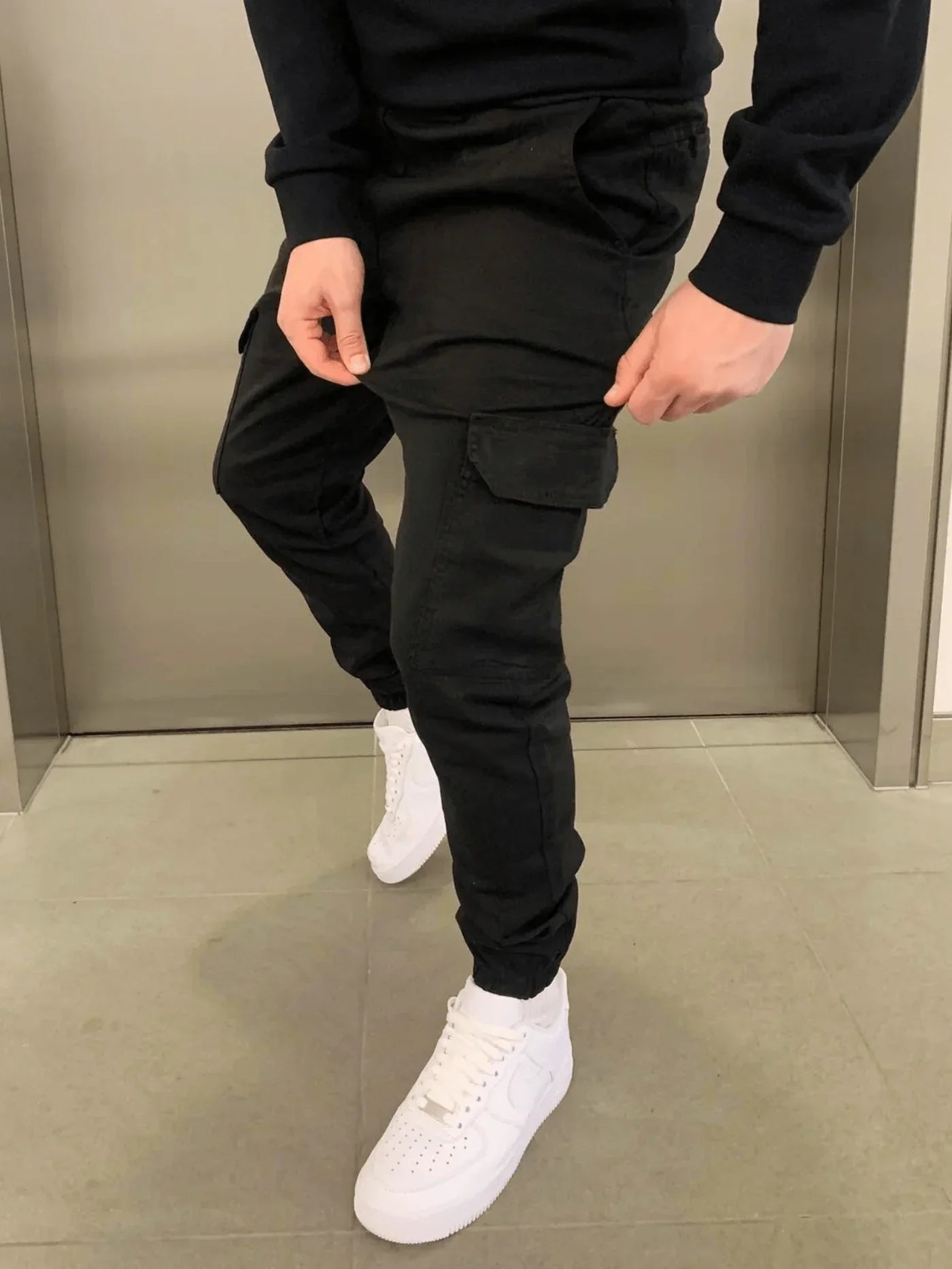 Stefano Stretch Komfort Cargohose für Herren