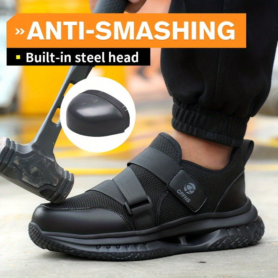 Minimalistische Ganzjahres Industrie und Bauschutzschuhe mit Stahlkappe