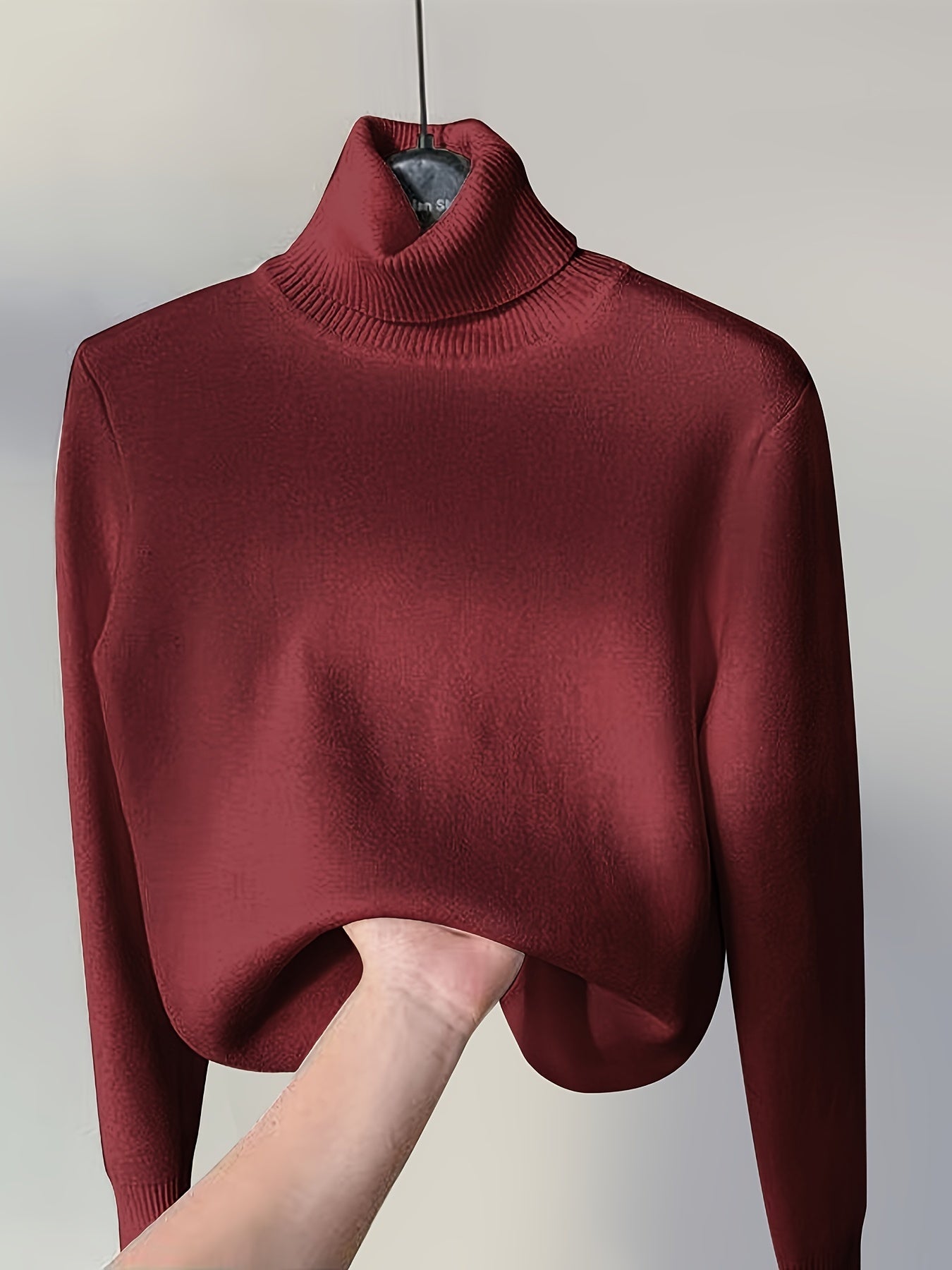 Lässiger Warmer Rollkragenpullover