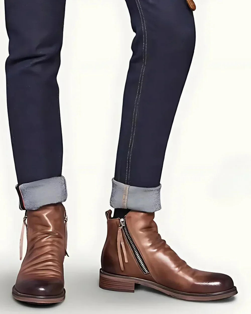 Fritz Stiefel mit Seitenreißverschluss