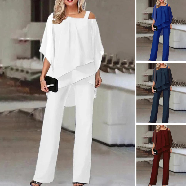 Langer Zweiteiler mit Hose für Damen