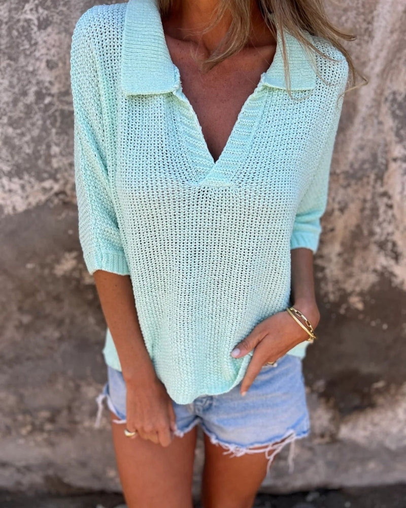 Boho Stricktop für Damen