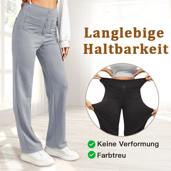 Nina Hohe Taille Stretchhosen