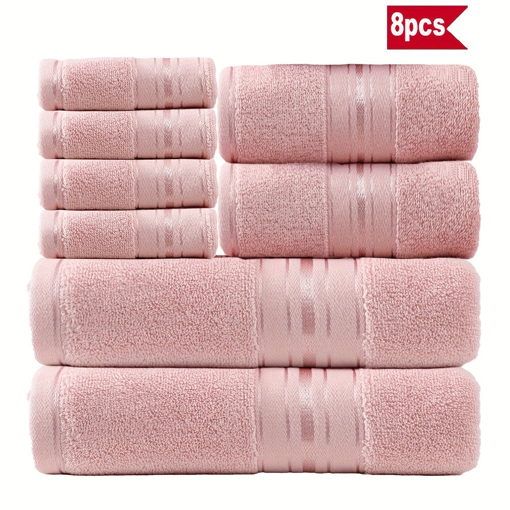 Stylisches 8-teiliges Badetuch-Set