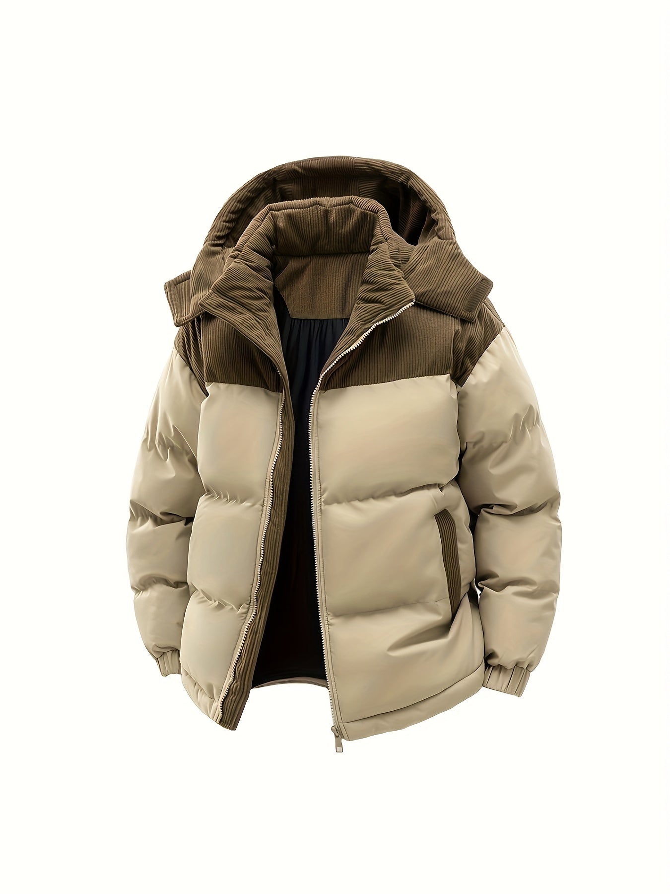 Freizeit Kapuzen Puffer Jacke mit Füllung