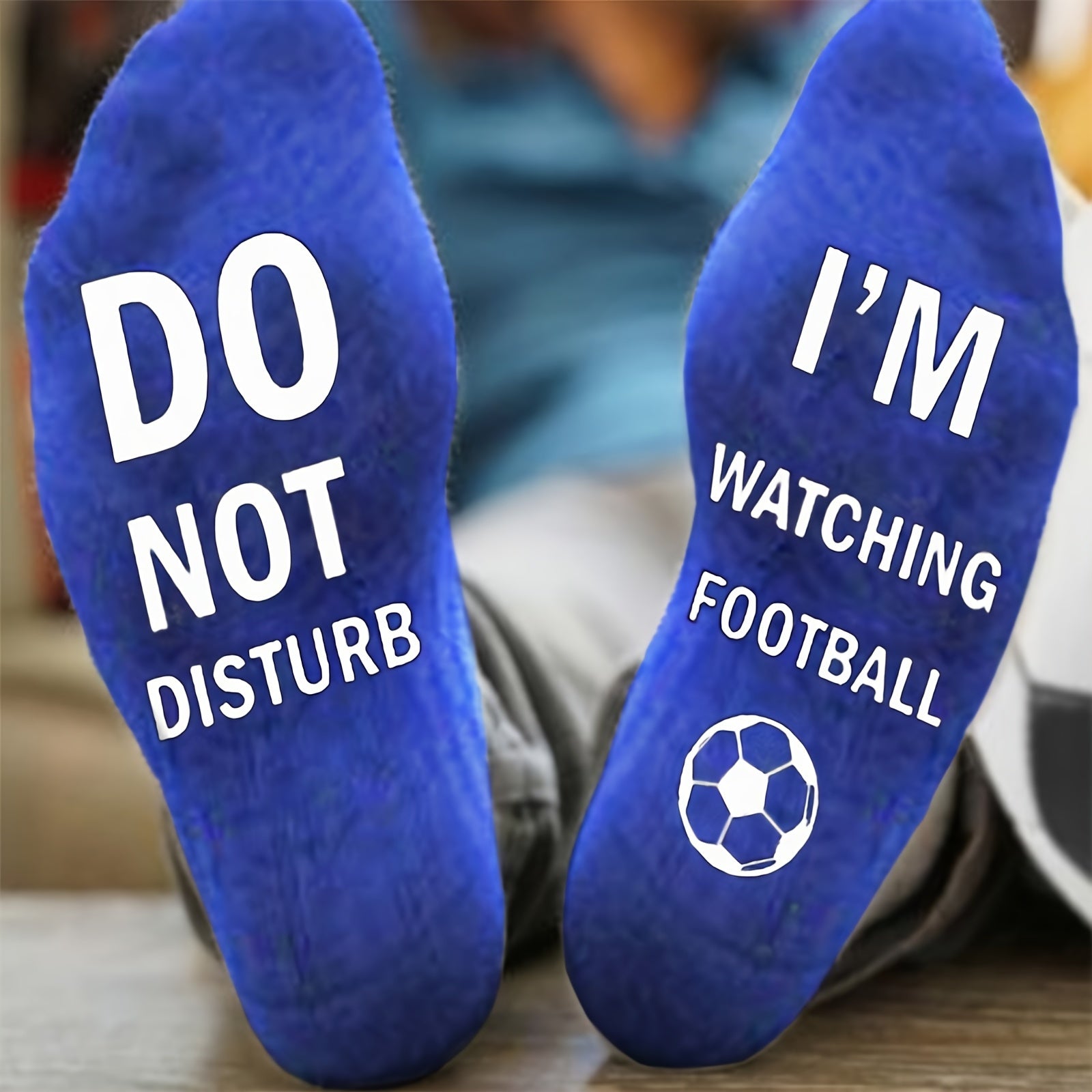 Atmungsaktive Bitte Nicht Stören Fußball Themen Socken