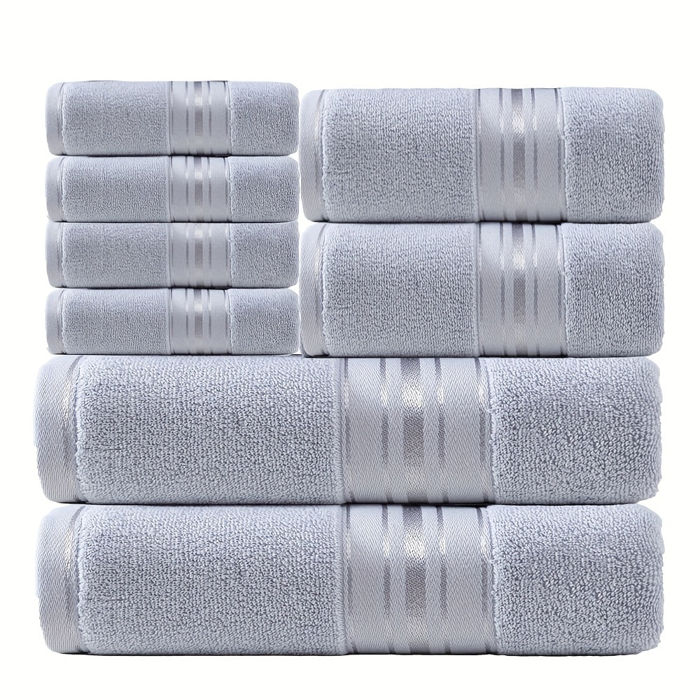 Stylisches 8-teiliges Badetuch-Set