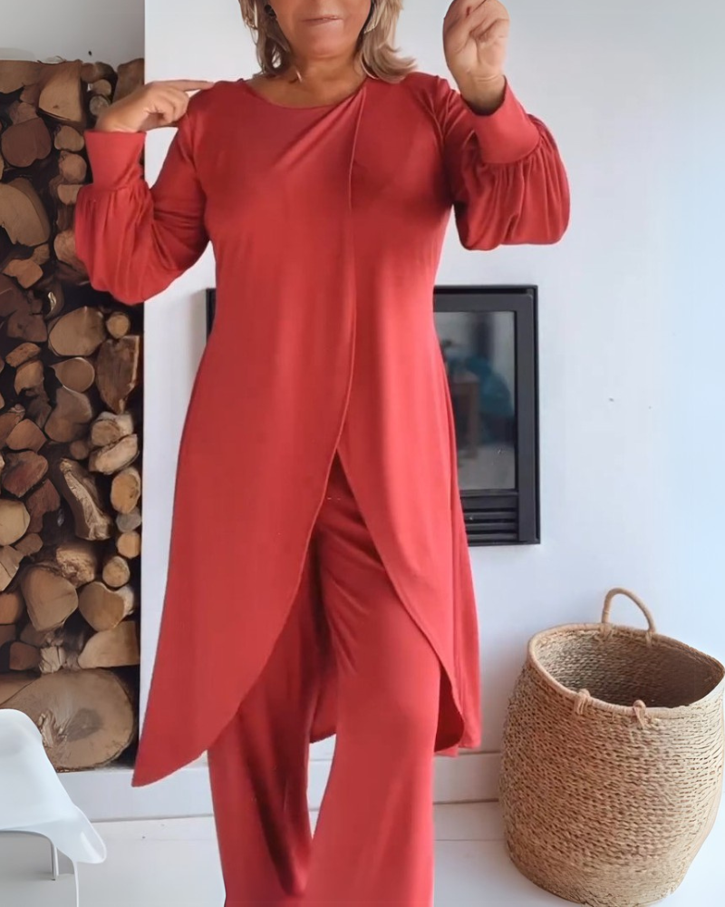 Elegantes und bequemes zweiteiliges Set für Damen