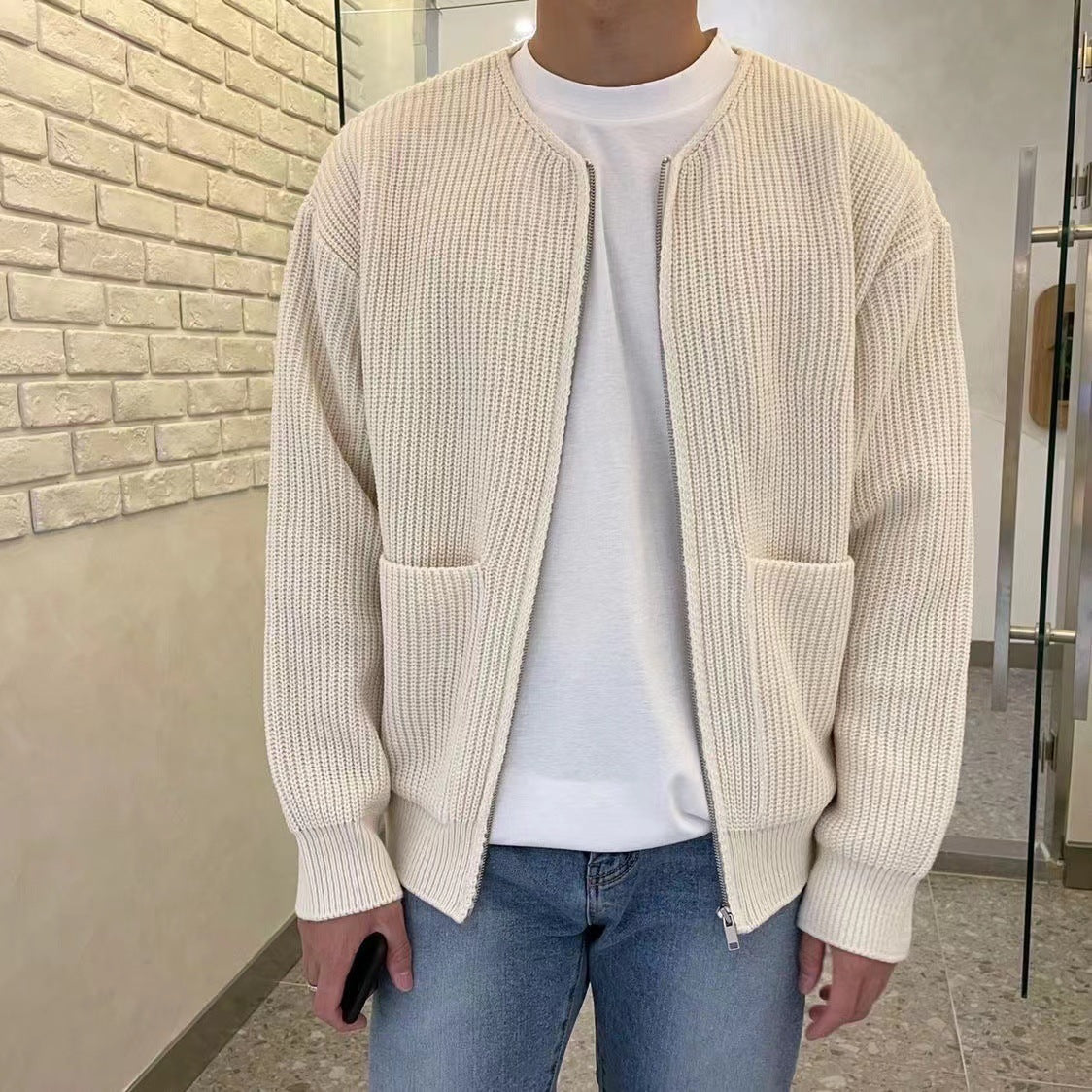 Federico Trendige Strickjacke