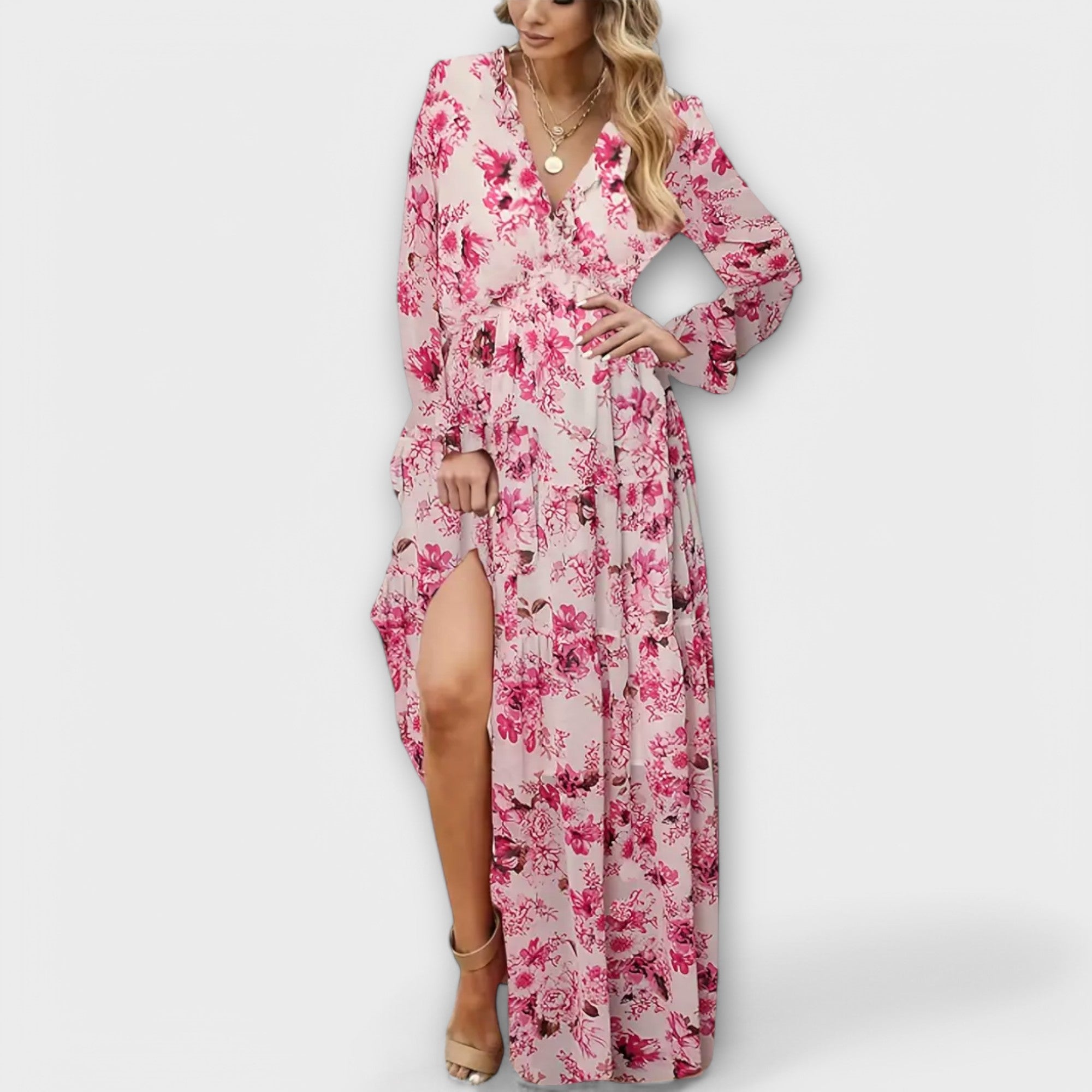 Helen Elegantes Maxi Kleid für Damen