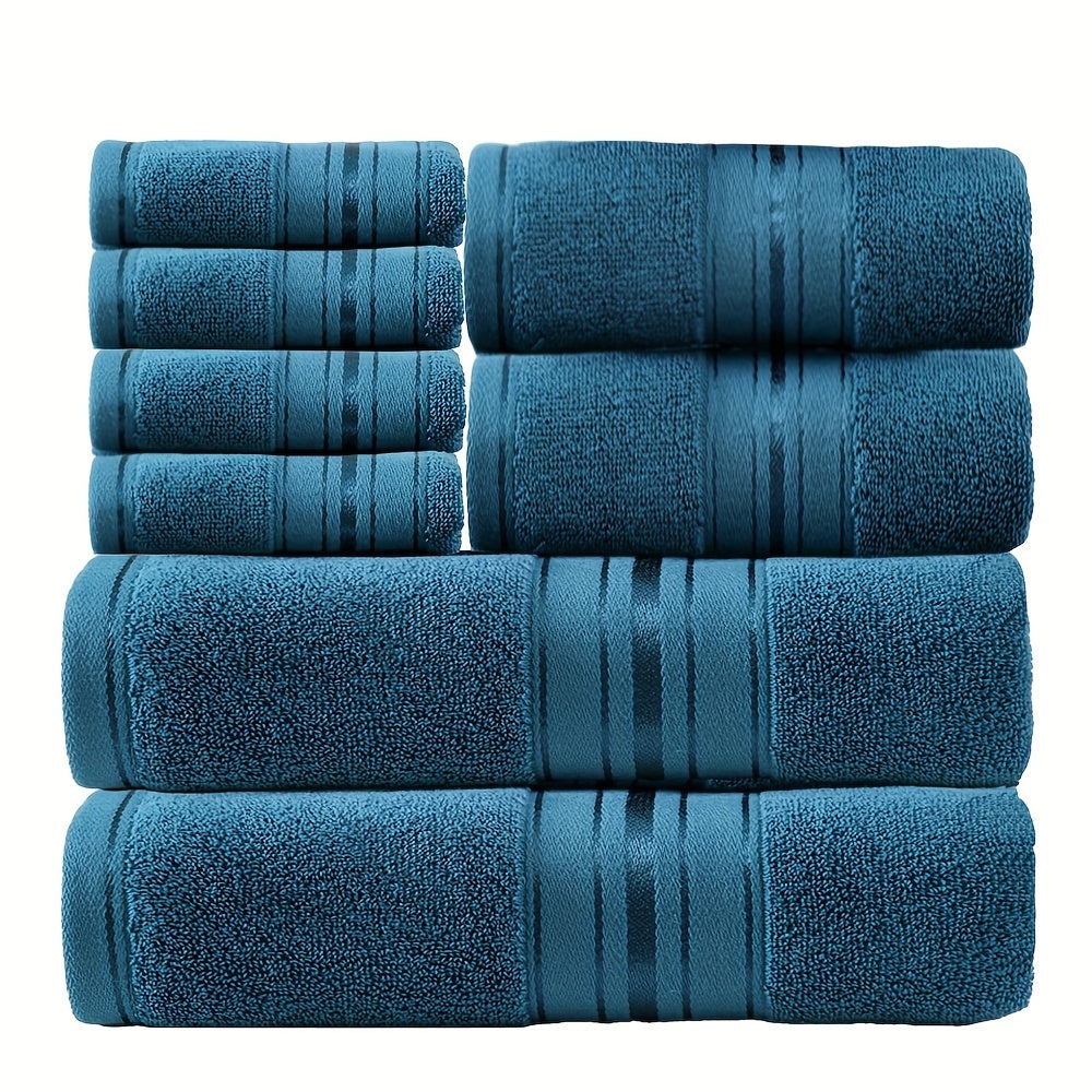 Stylisches 8-teiliges Badetuch-Set