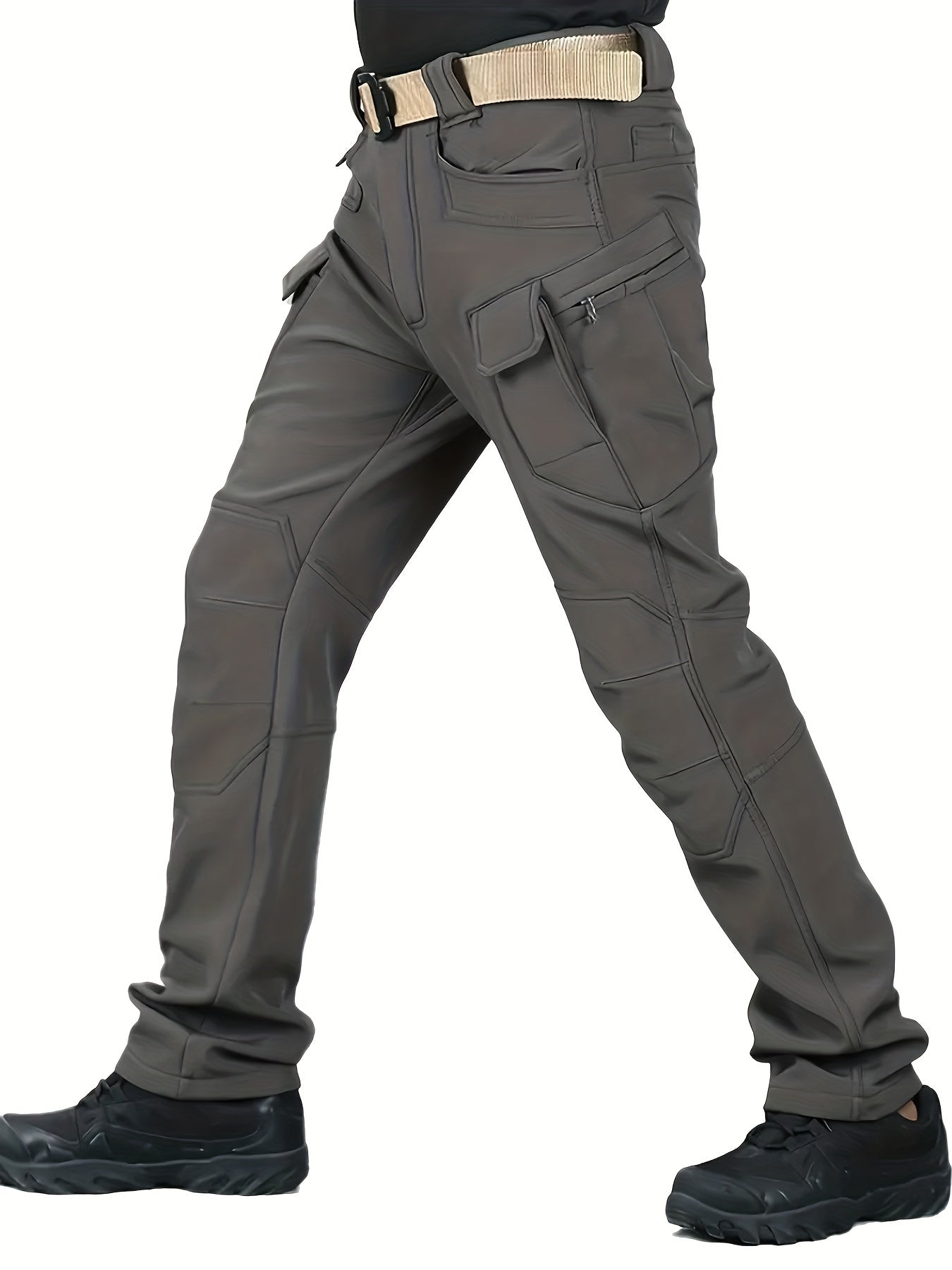 Warme und Dehnbare Taktische Hose mit Fleecefutter