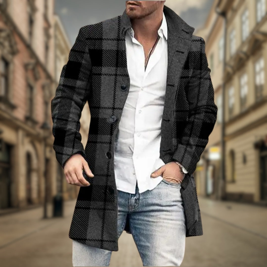 Jonas Eleganter Langer Mantel
