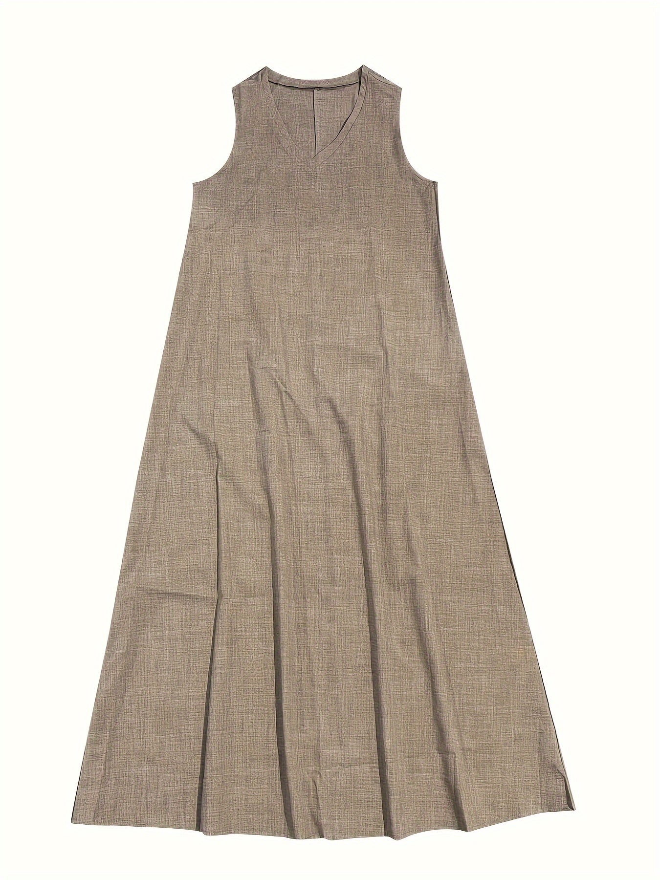 Leinen Mix Kleid für Damen