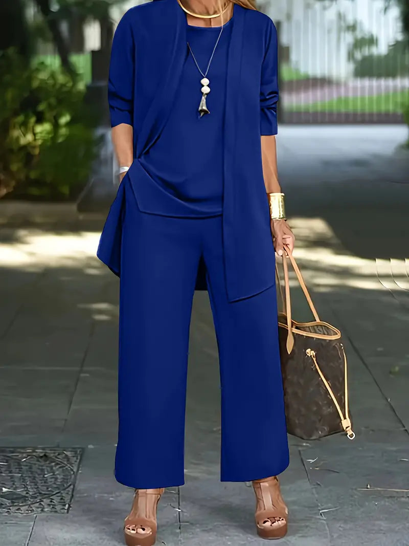 Lässiges Drei-Teile-Set für Damen