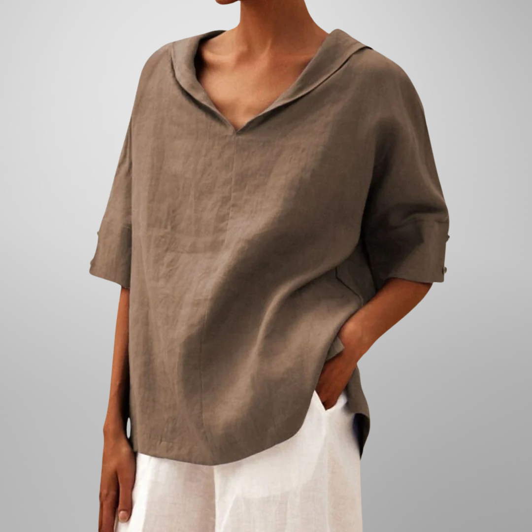 Locker geschnittene Bluse für Damen