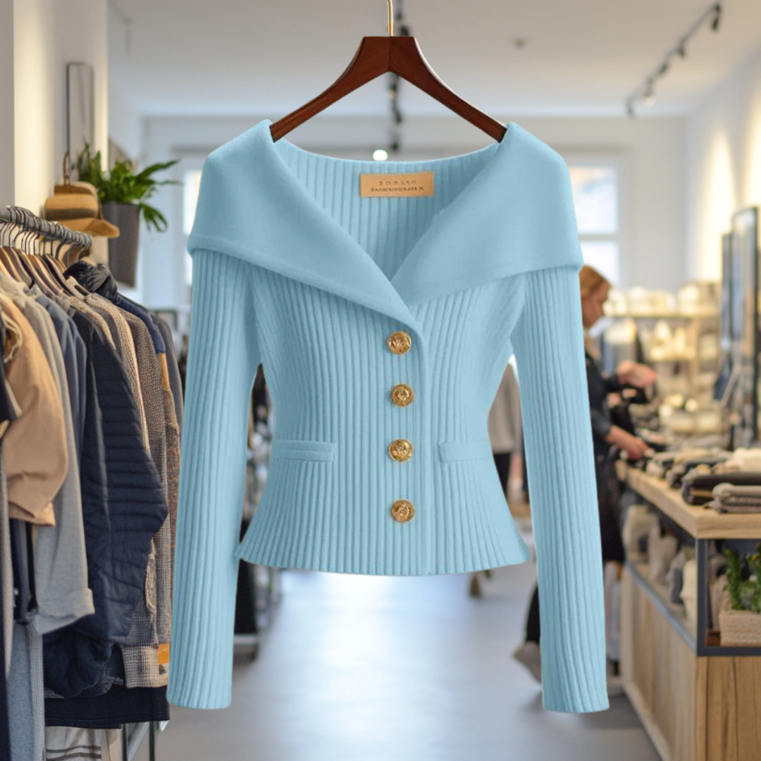 Juliana Eleganter Cardigan mit Knöpfen für Damen