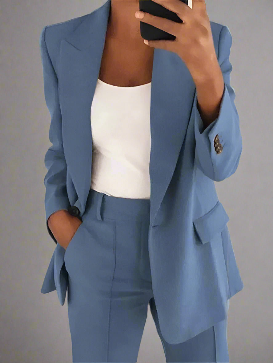 Stilvoller Blazer & Hosen Set für Damen