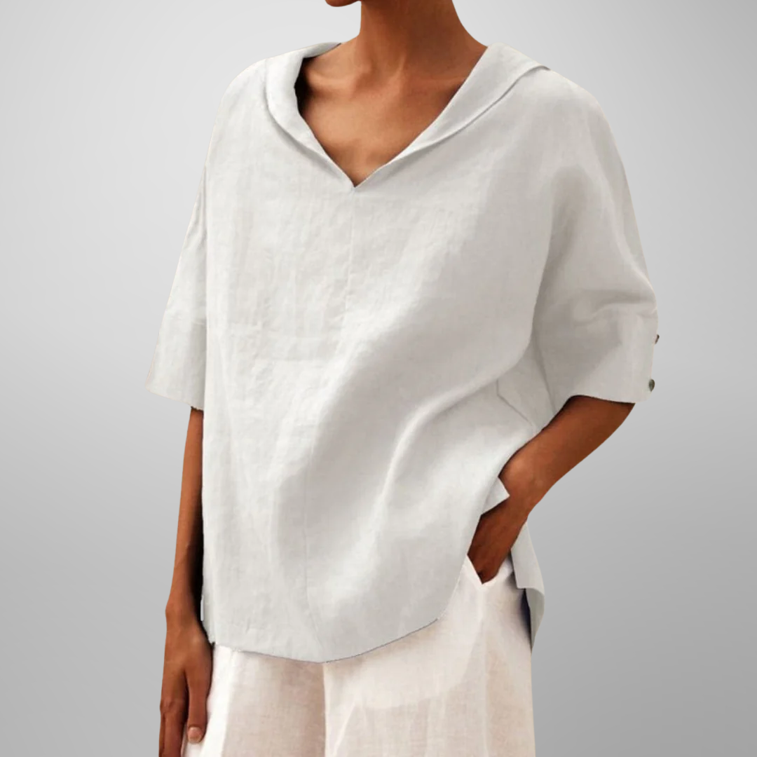 Locker geschnittene Bluse für Damen