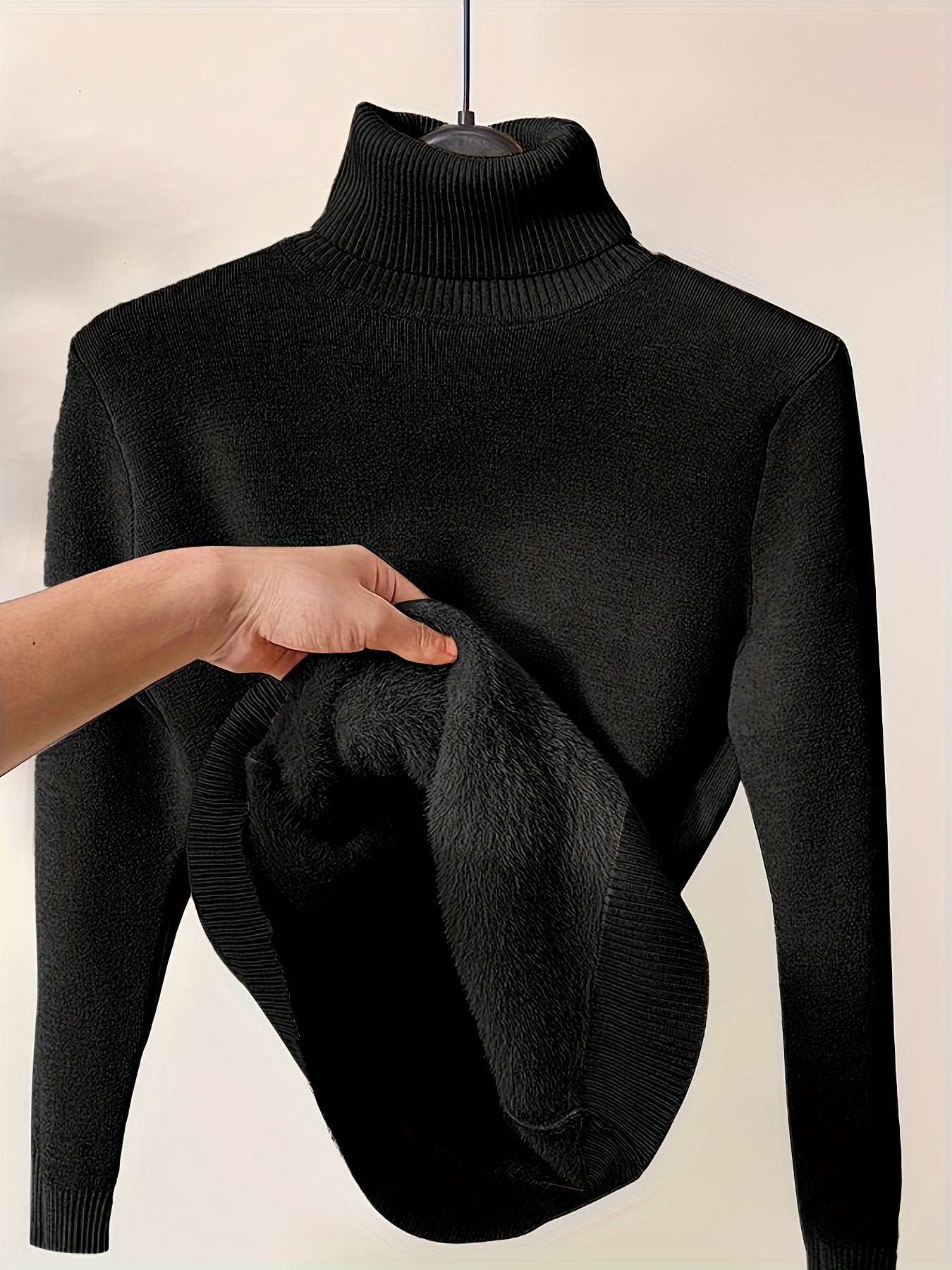 Lässiger Warmer Rollkragenpullover