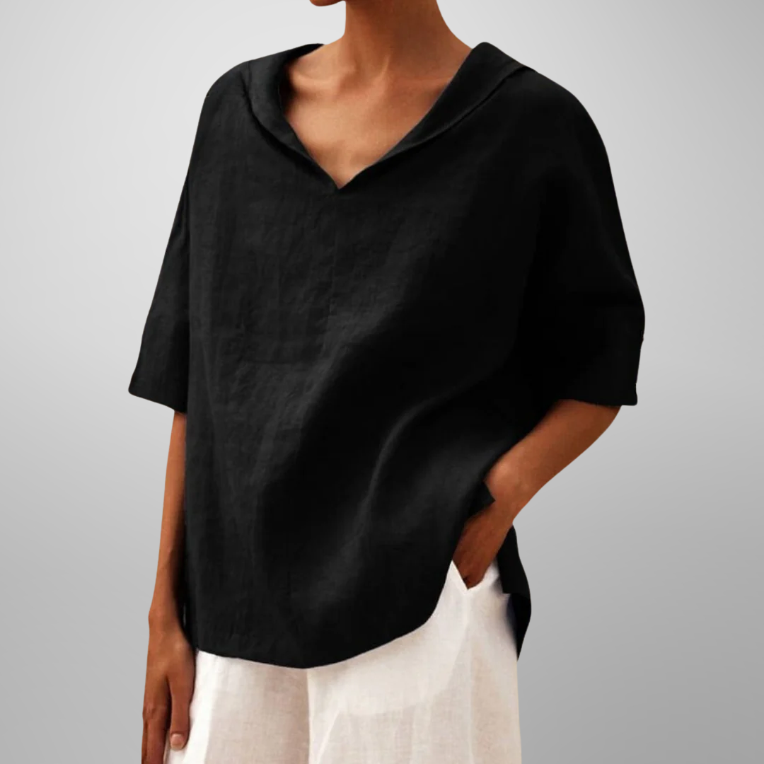 Locker geschnittene Bluse für Damen
