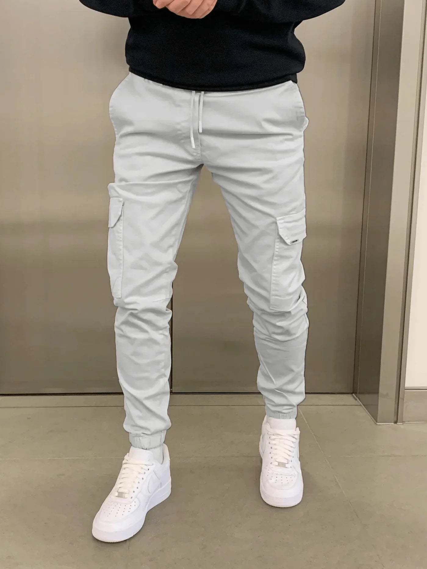 Stefano Stretch Komfort Cargohose für Herren
