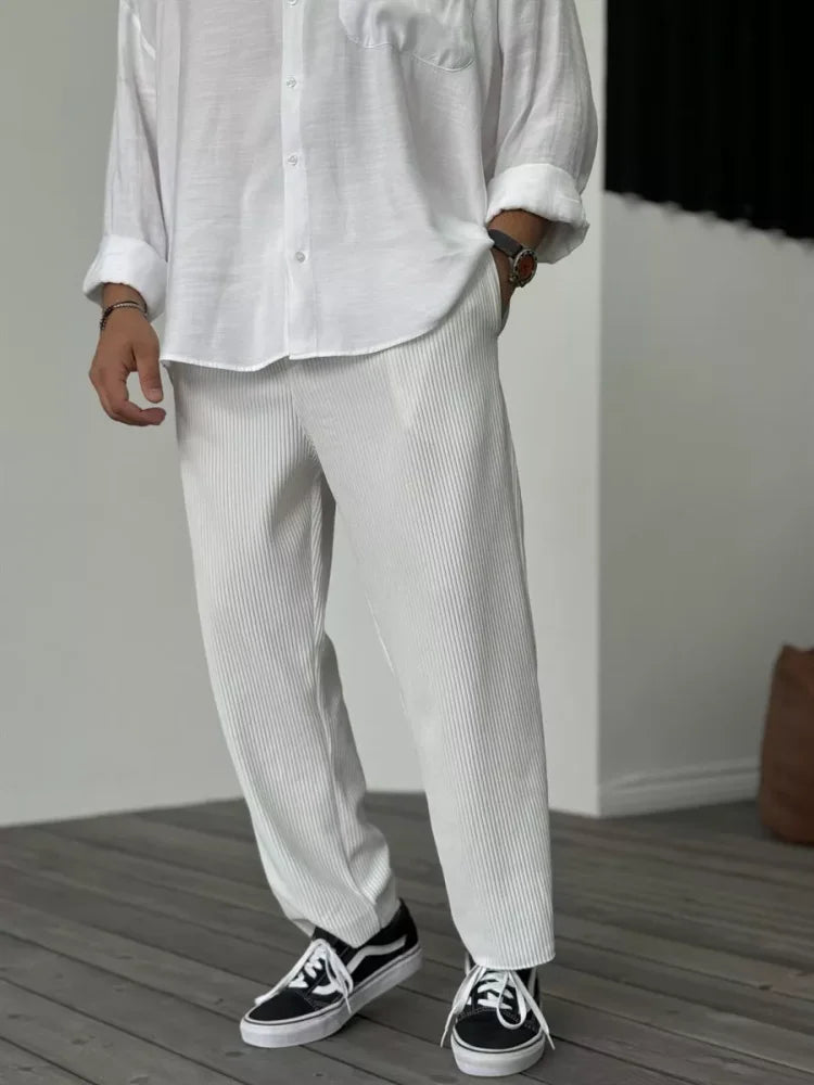 Stefano Weiche Luxus Herrenhose