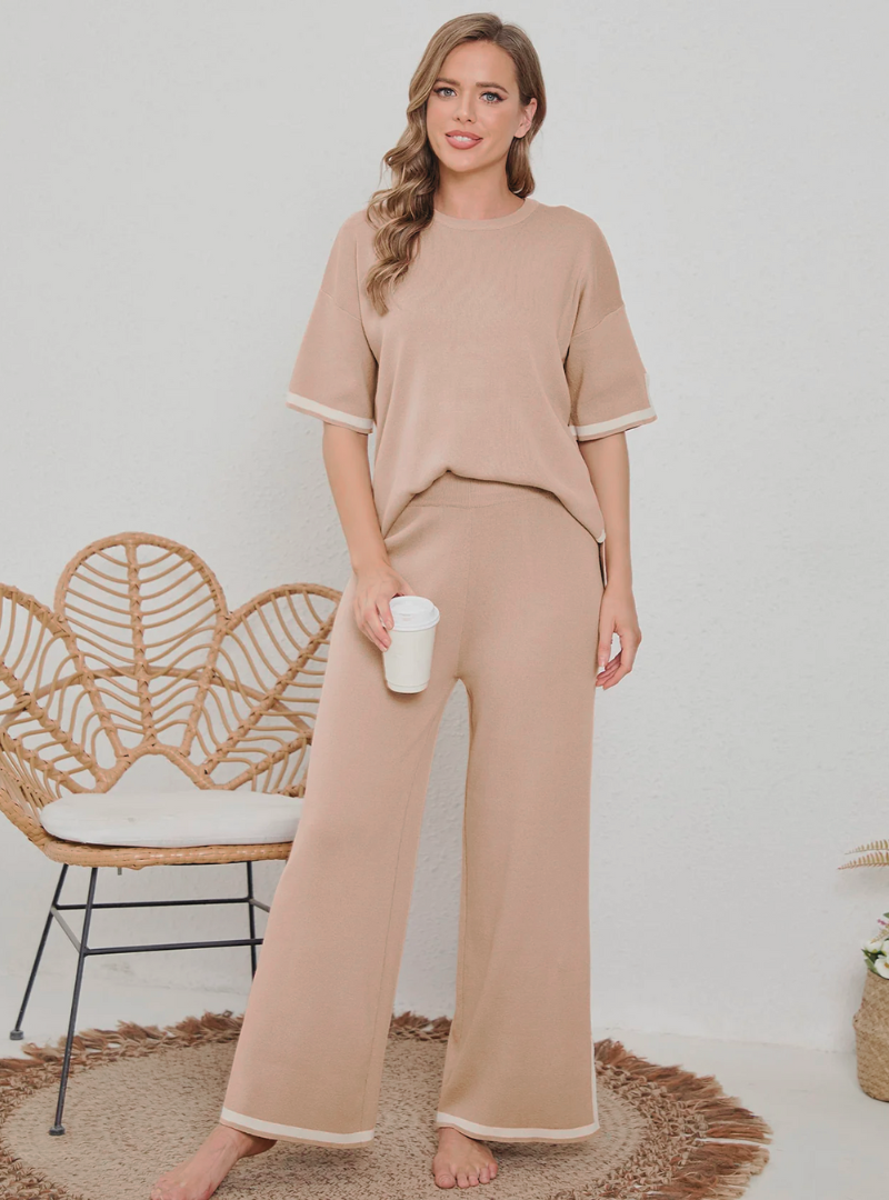 Strick-Lounge-Set für Damen