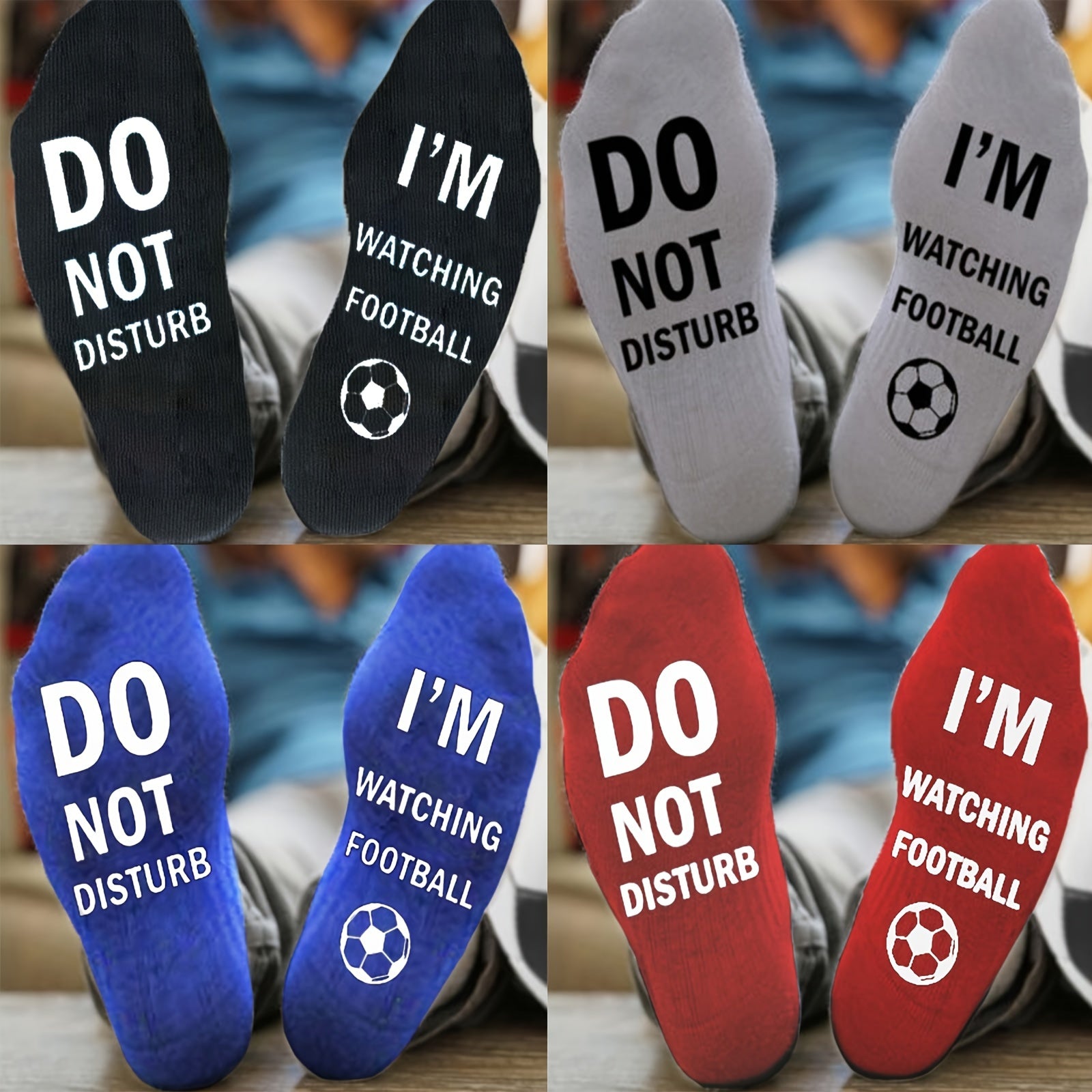 Atmungsaktive Bitte Nicht Stören Fußball Themen Socken