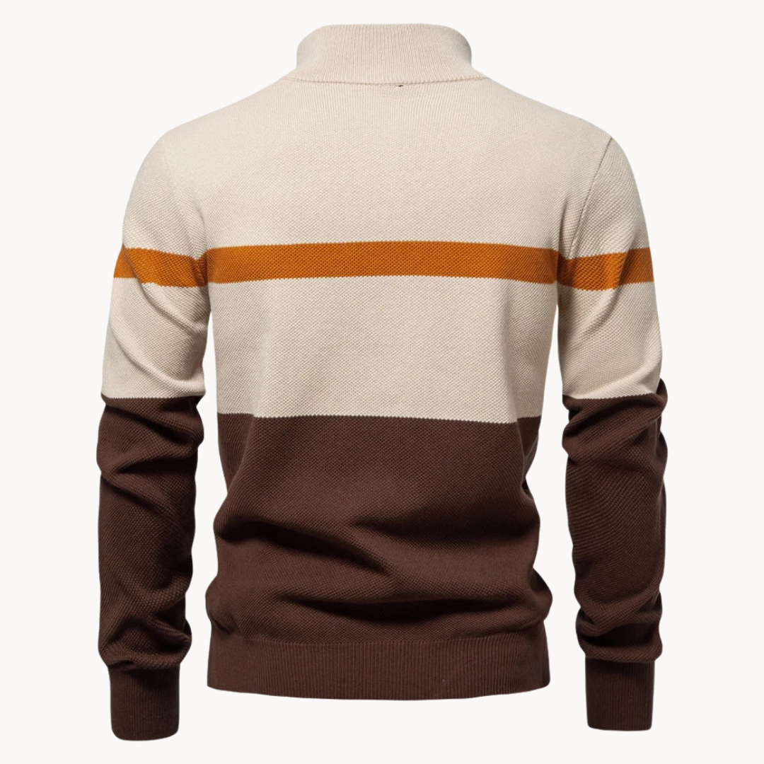 Armand Pullover mit Viertelreißverschluss