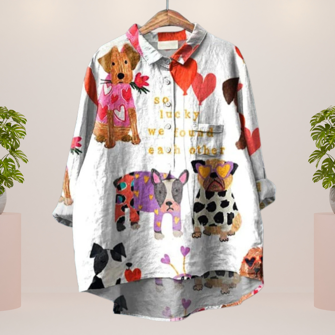 Freya Modisches Print Kunst Shirt für Damen
