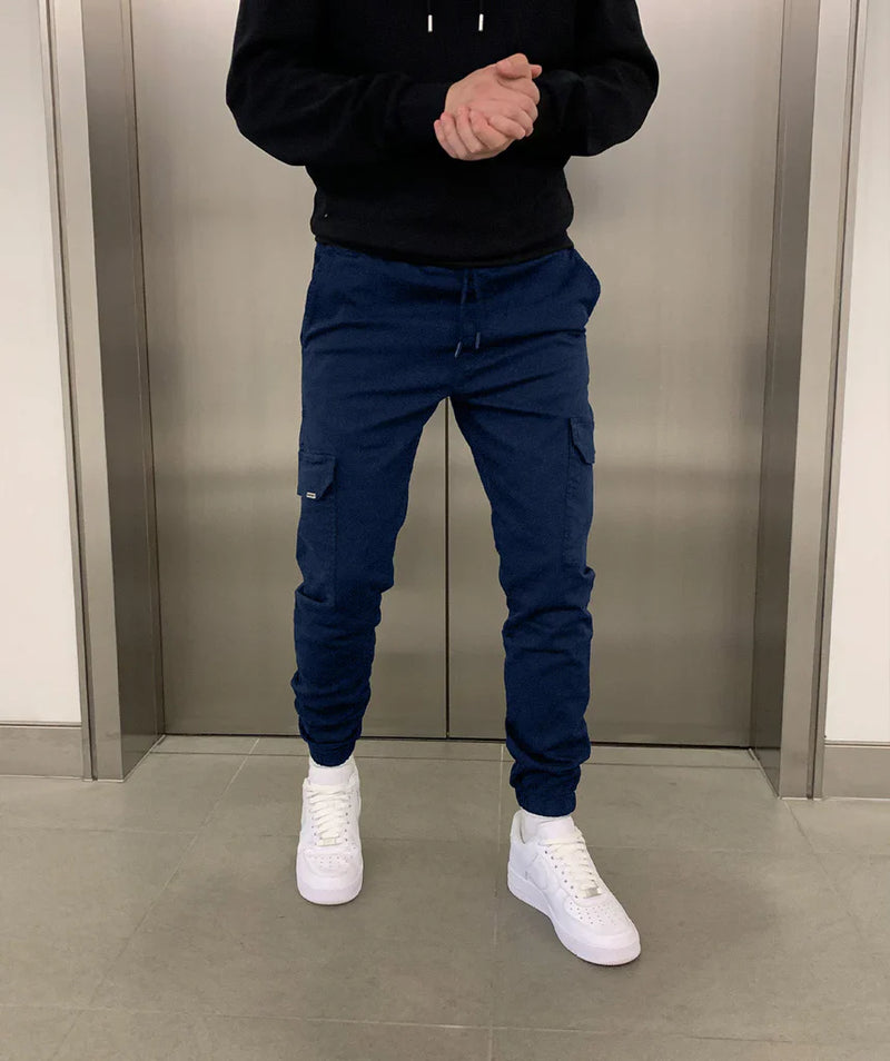 Stefano Stretch Komfort Cargohose für Herren