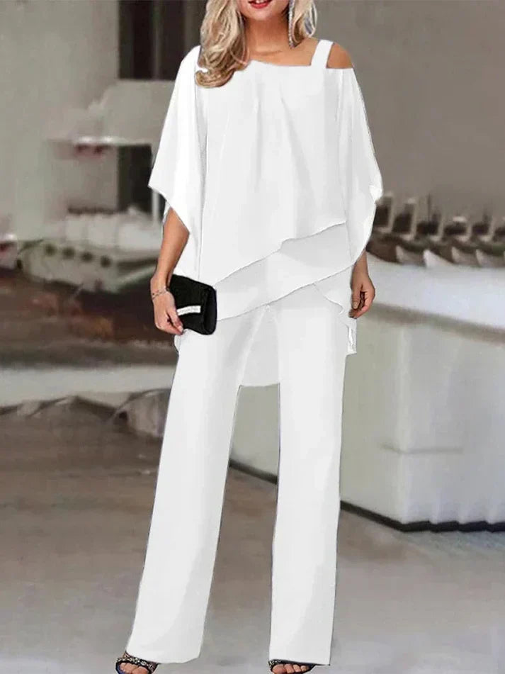 Langer Zweiteiler mit Hose für Damen