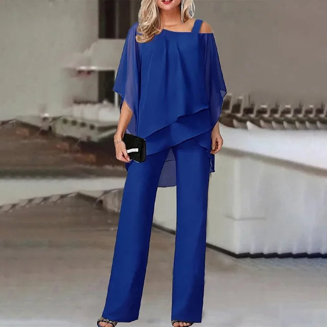 Langer Zweiteiler mit Hose für Damen
