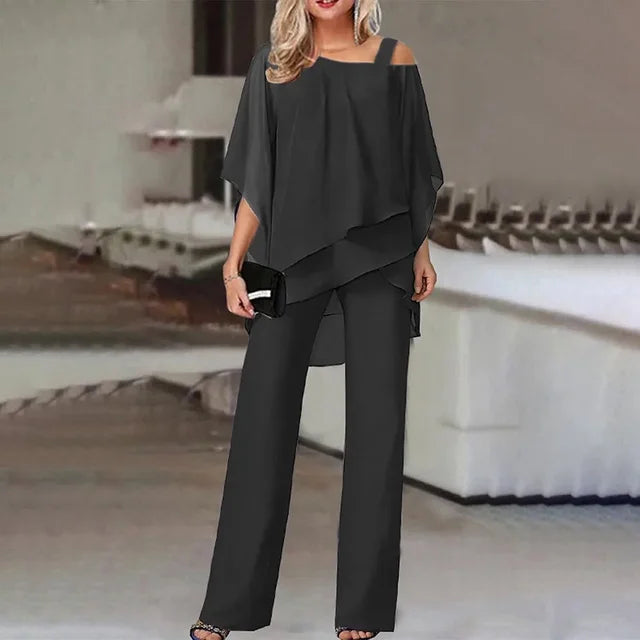 Langer Zweiteiler mit Hose für Damen
