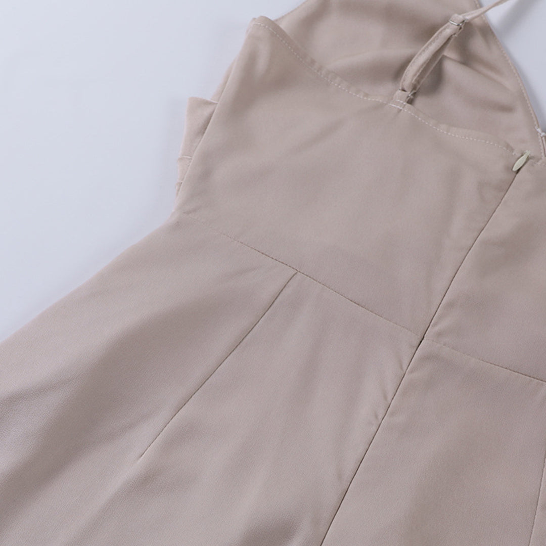 Elegantes V-Ausschnitt Kleid für Damen