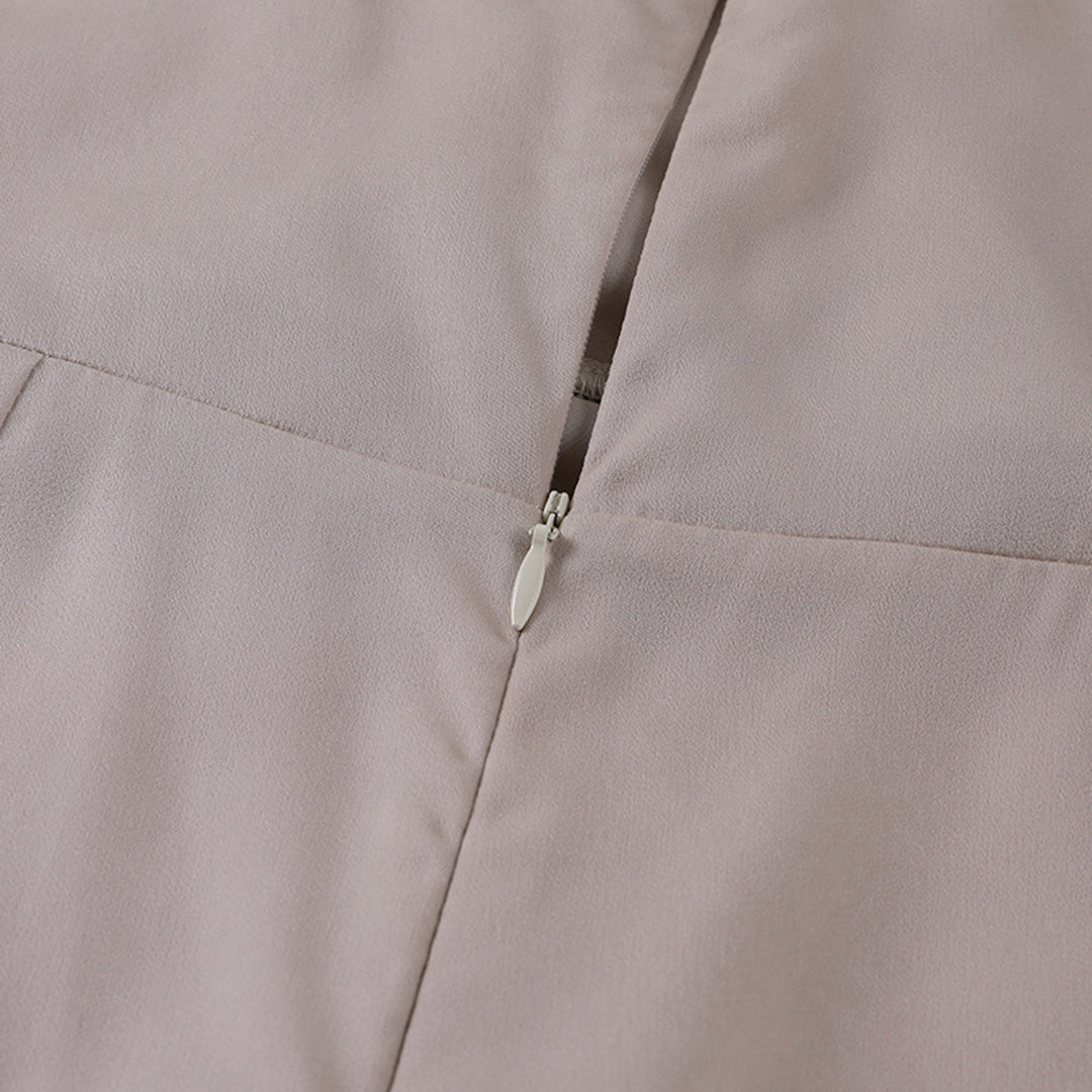 Elegantes V-Ausschnitt Kleid für Damen