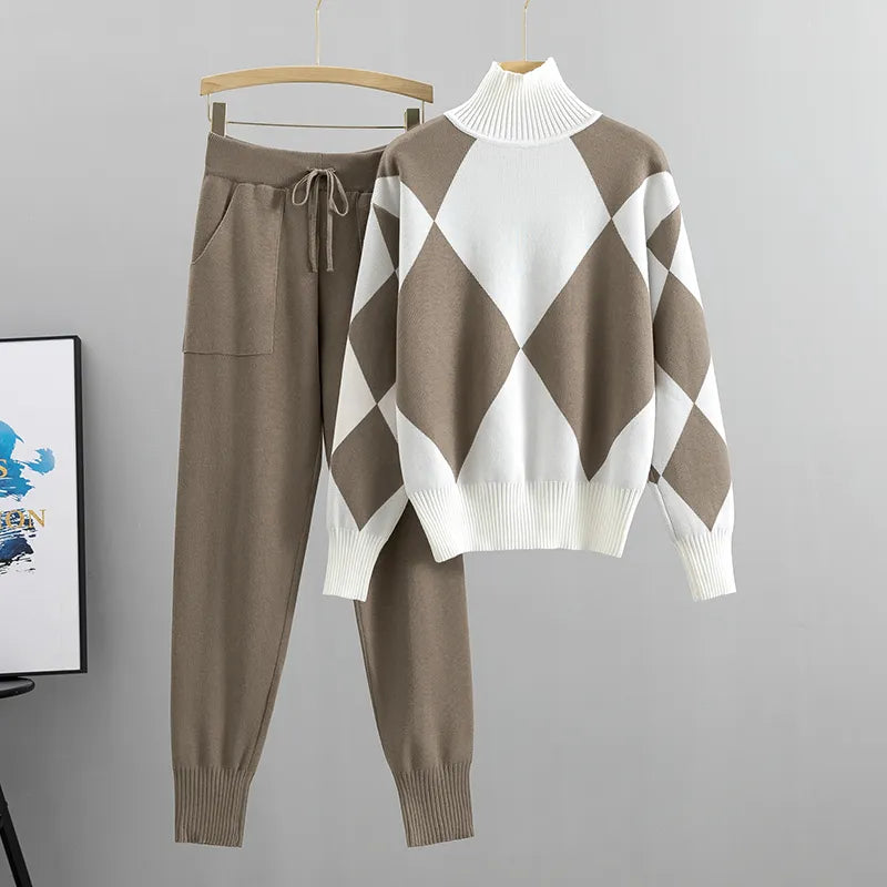 Elegantes langes Zweiteiliges Set für Damen