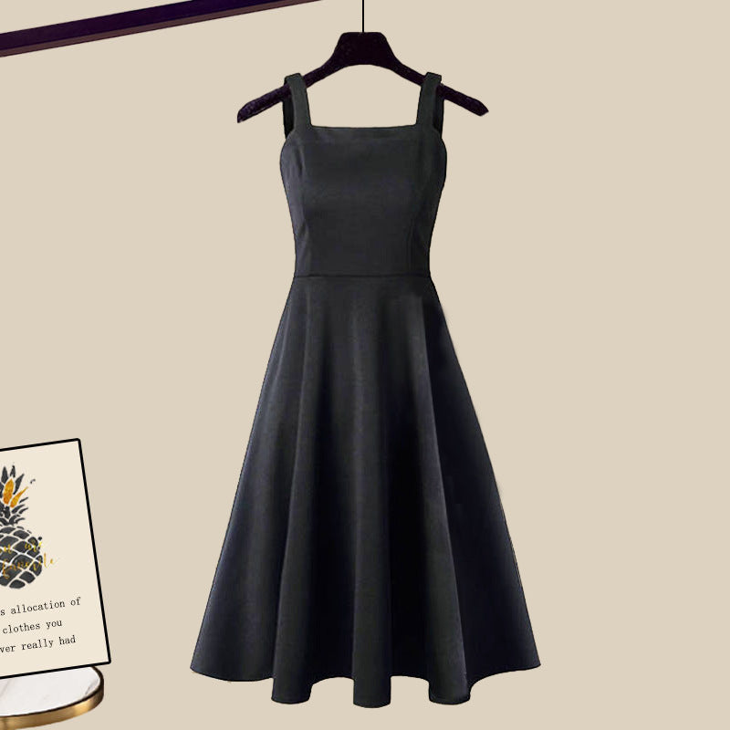 Elegantes Strickkleid Set für Damen