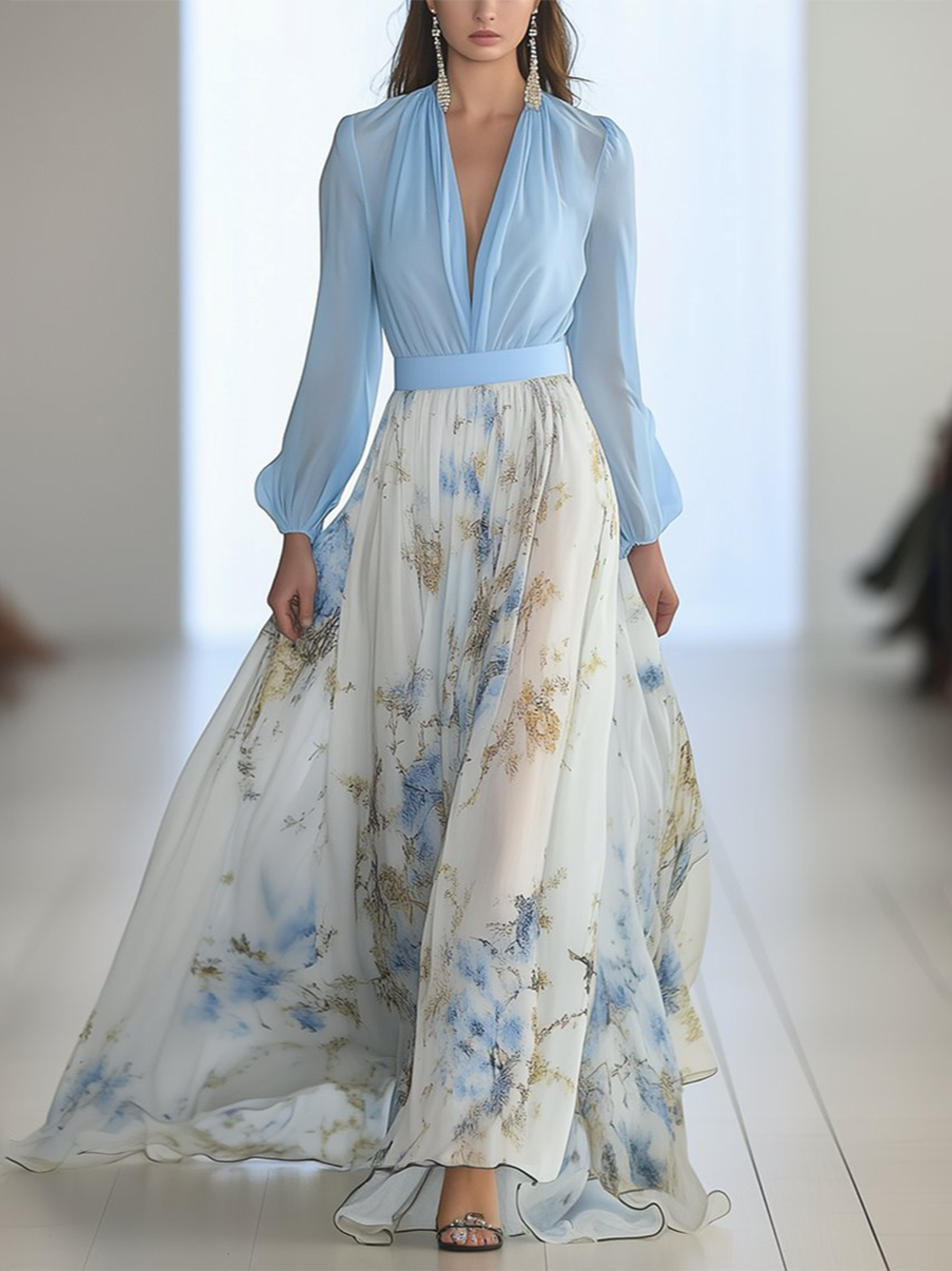 Fließendes Maxikleid für Damen