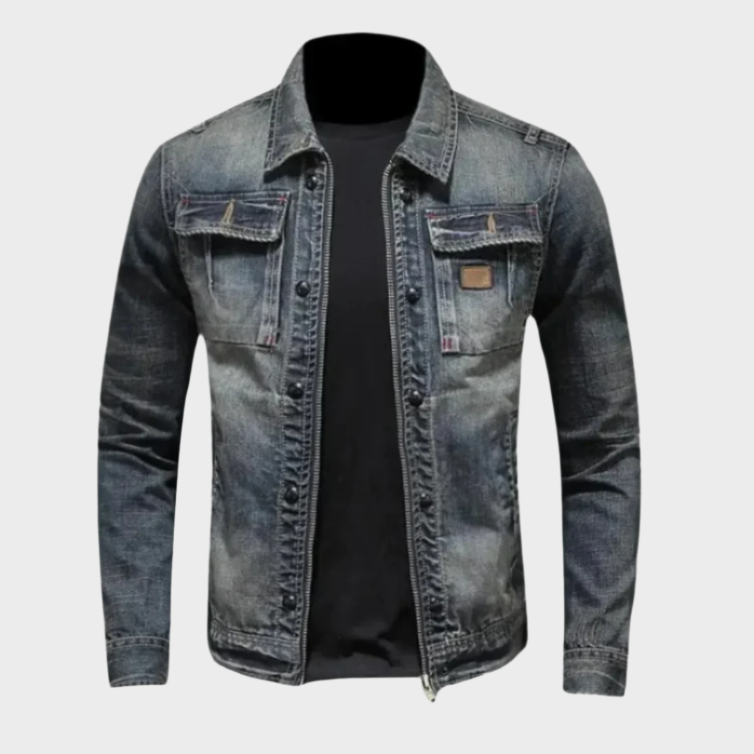 Lorenzo Klassische Denimjacke für Männer