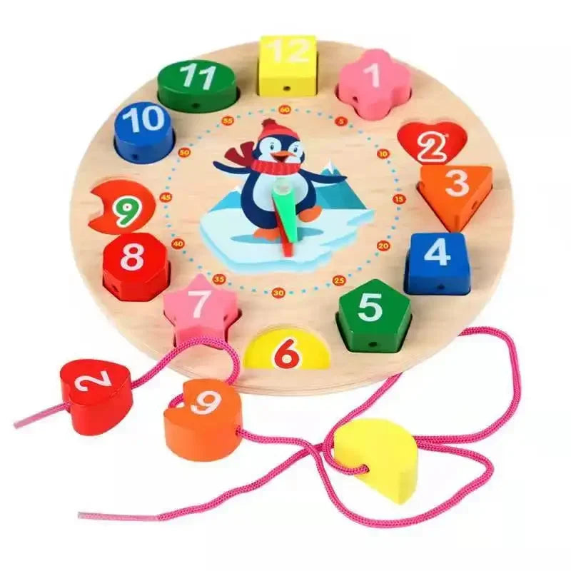 Montessori Holzspielzeug Pinguin oder Ente