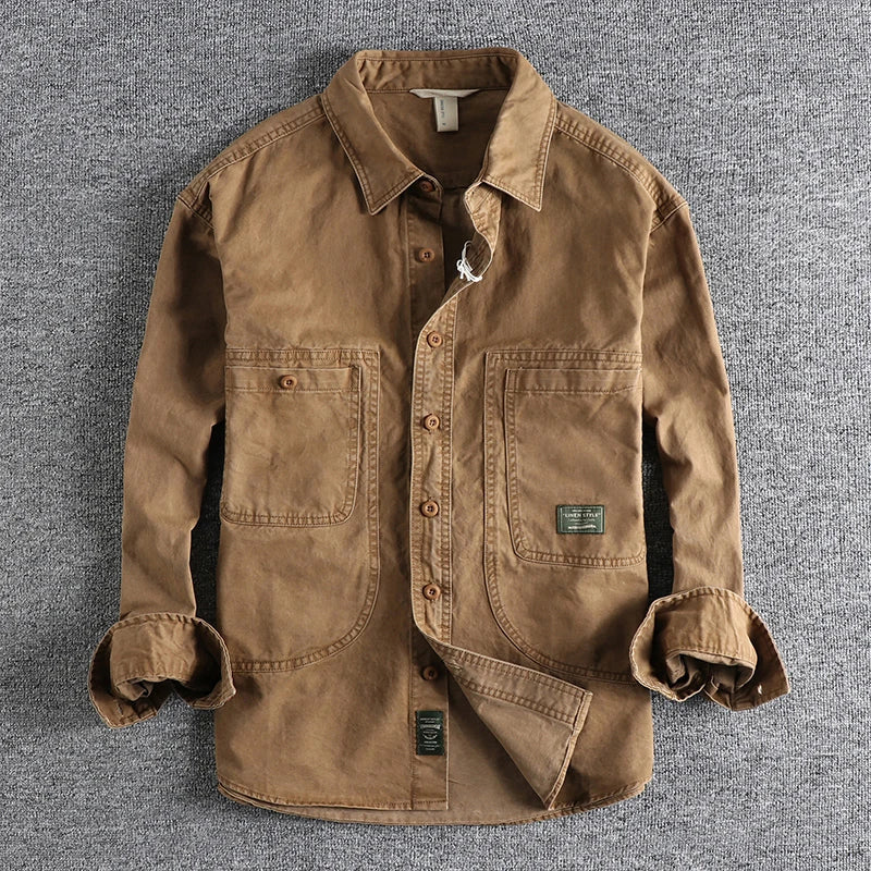 Stylisches Zeitloses Retro Hemd für Herren