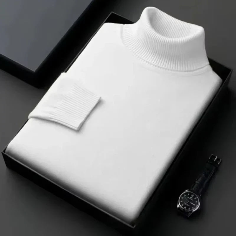 Jacob Klassischer Rollkragenpullover