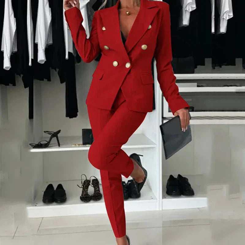 Elegantes Zweiteiliges Business Set für Damen