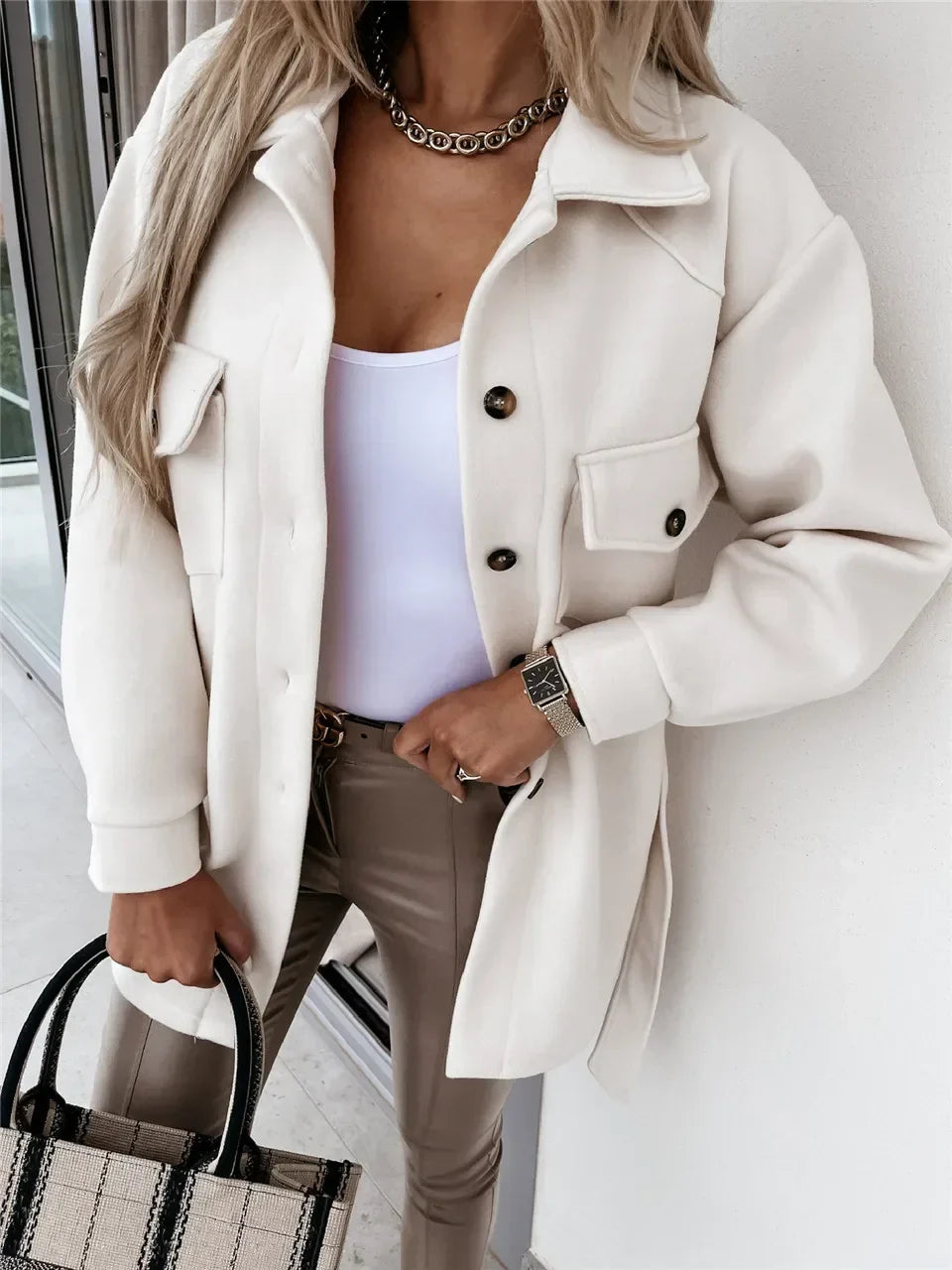 Elegante Jacke mit bequemer Passform für Damen